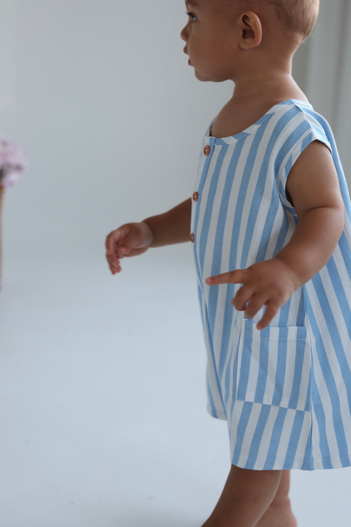 Sky Stripe Playsuit