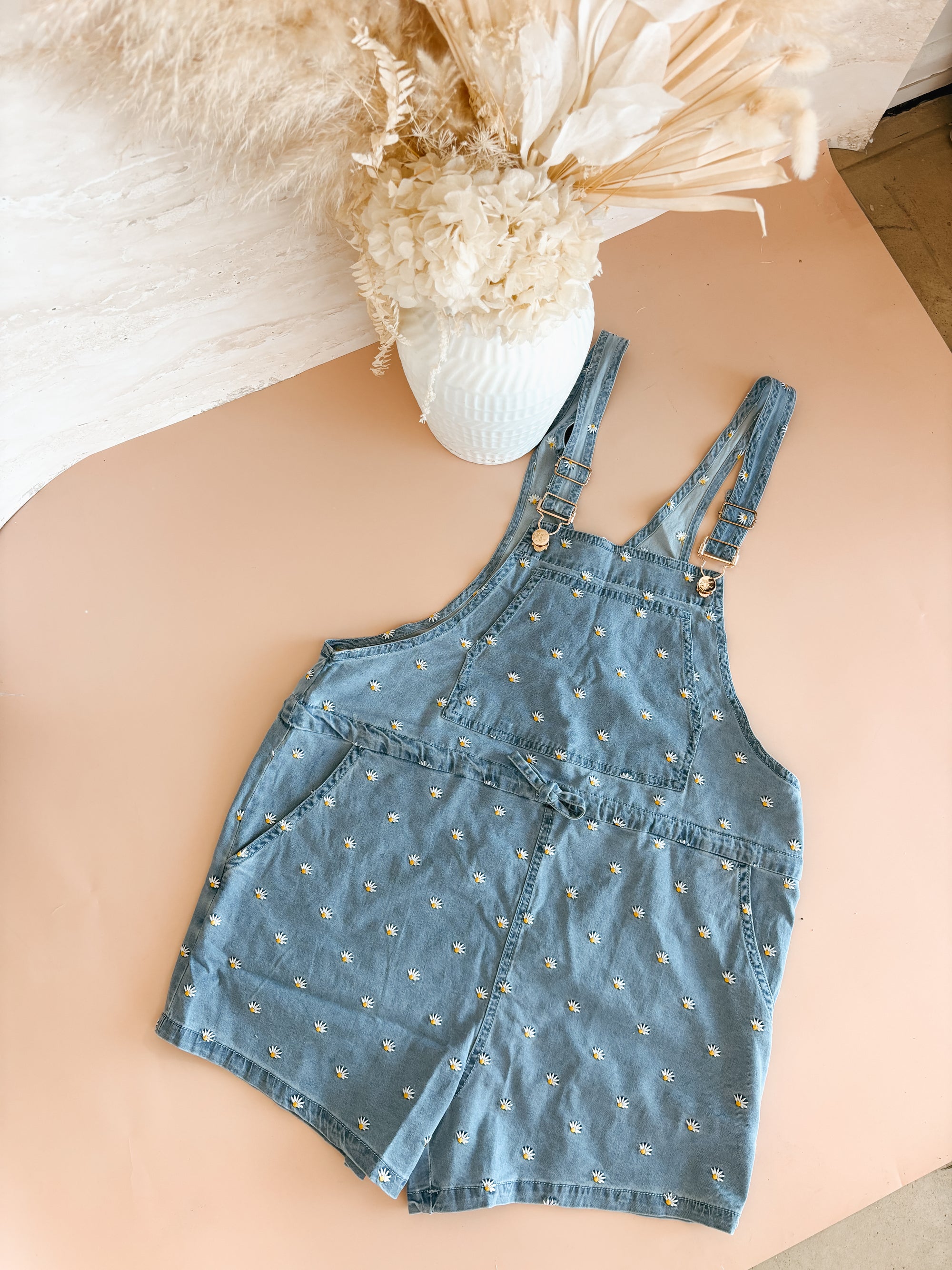 Ladies Daisy Denim Shortalls