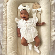 Load image into Gallery viewer, Vintage Bow Baby Milestone Collection - Wooden