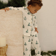 Load image into Gallery viewer, Kids Christmas PJs - Long Sleeve - Forest Nights