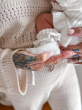 Load image into Gallery viewer, Frill Knit Booties - Milk