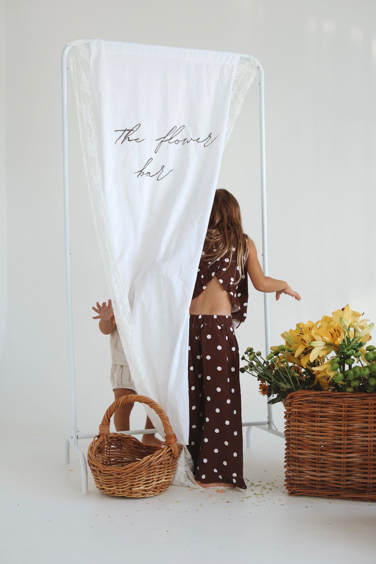 The Polka Wide Leg Pants