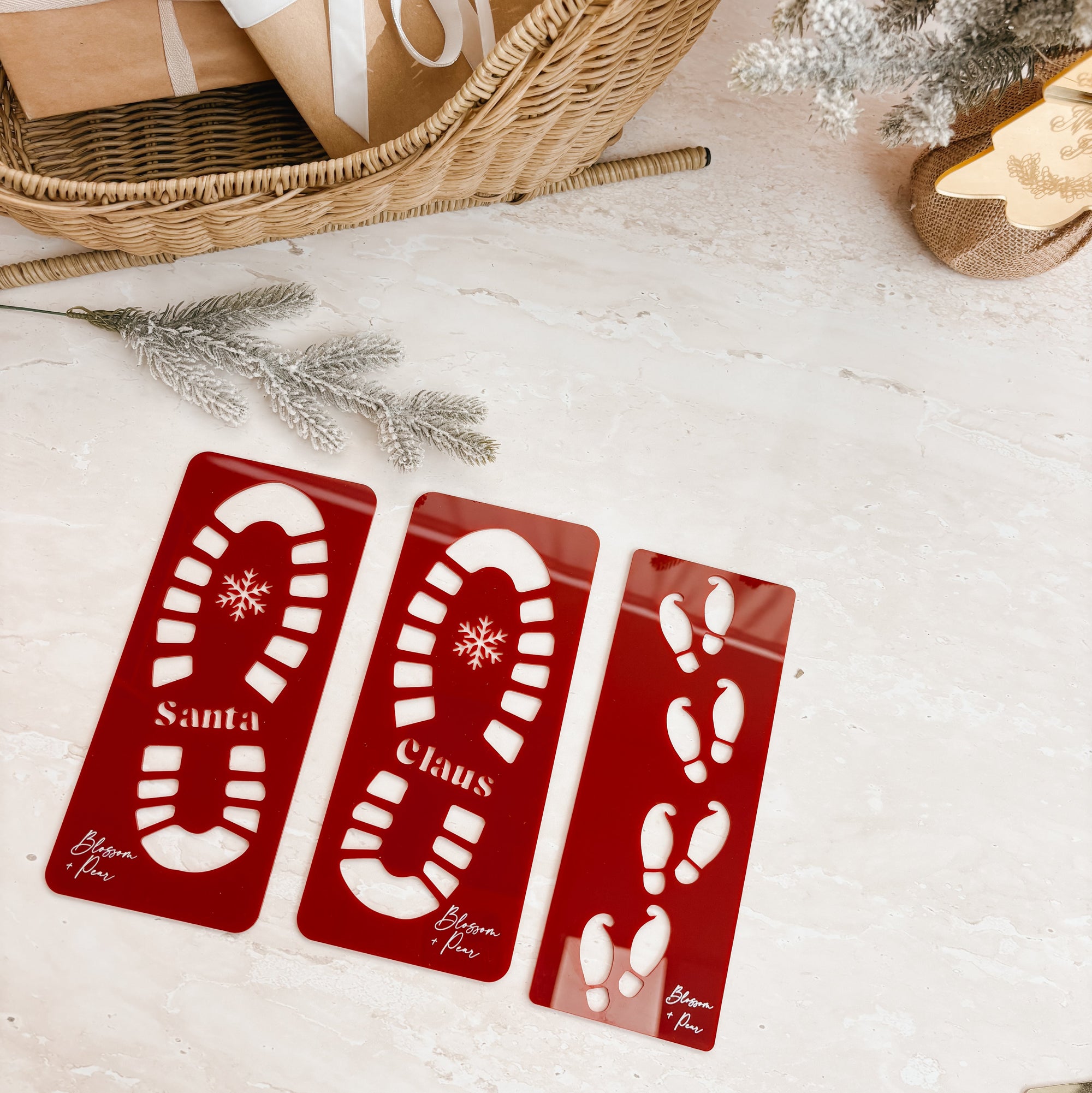 Elf Footprints Stencil