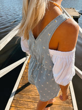 Load image into Gallery viewer, Ladies Daisy Denim Shortalls