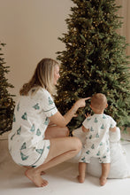 Load image into Gallery viewer, Ladies Christmas PJs - Short Sleeve - Forest Nights