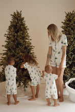 Load image into Gallery viewer, Kids Christmas PJs - Short Sleeve - Forest Nights