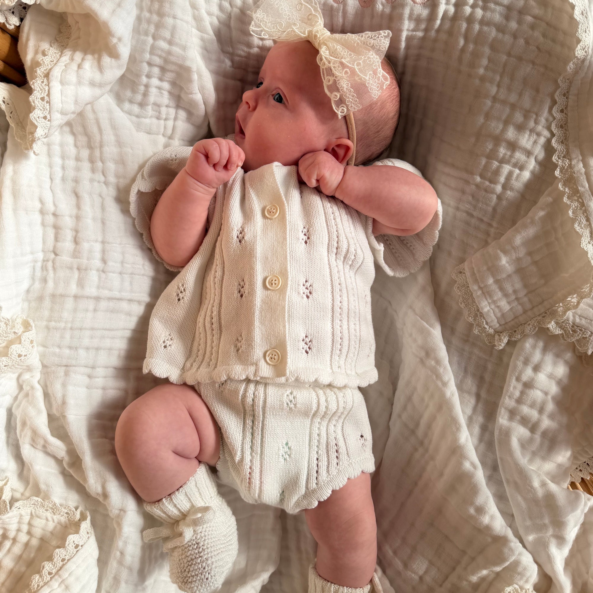 Margot Shortie Set - Milk