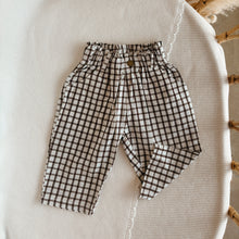 Load image into Gallery viewer, Kids White Checker Pants