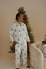 Load image into Gallery viewer, Men's Christmas PJs - Long Sleeve - Forest Nights