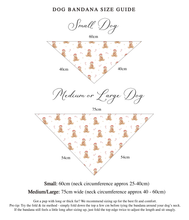 Load image into Gallery viewer, Bamboo Dog Bandana - Theodore Bear