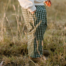 Load image into Gallery viewer, Kids Forest Checker Pants