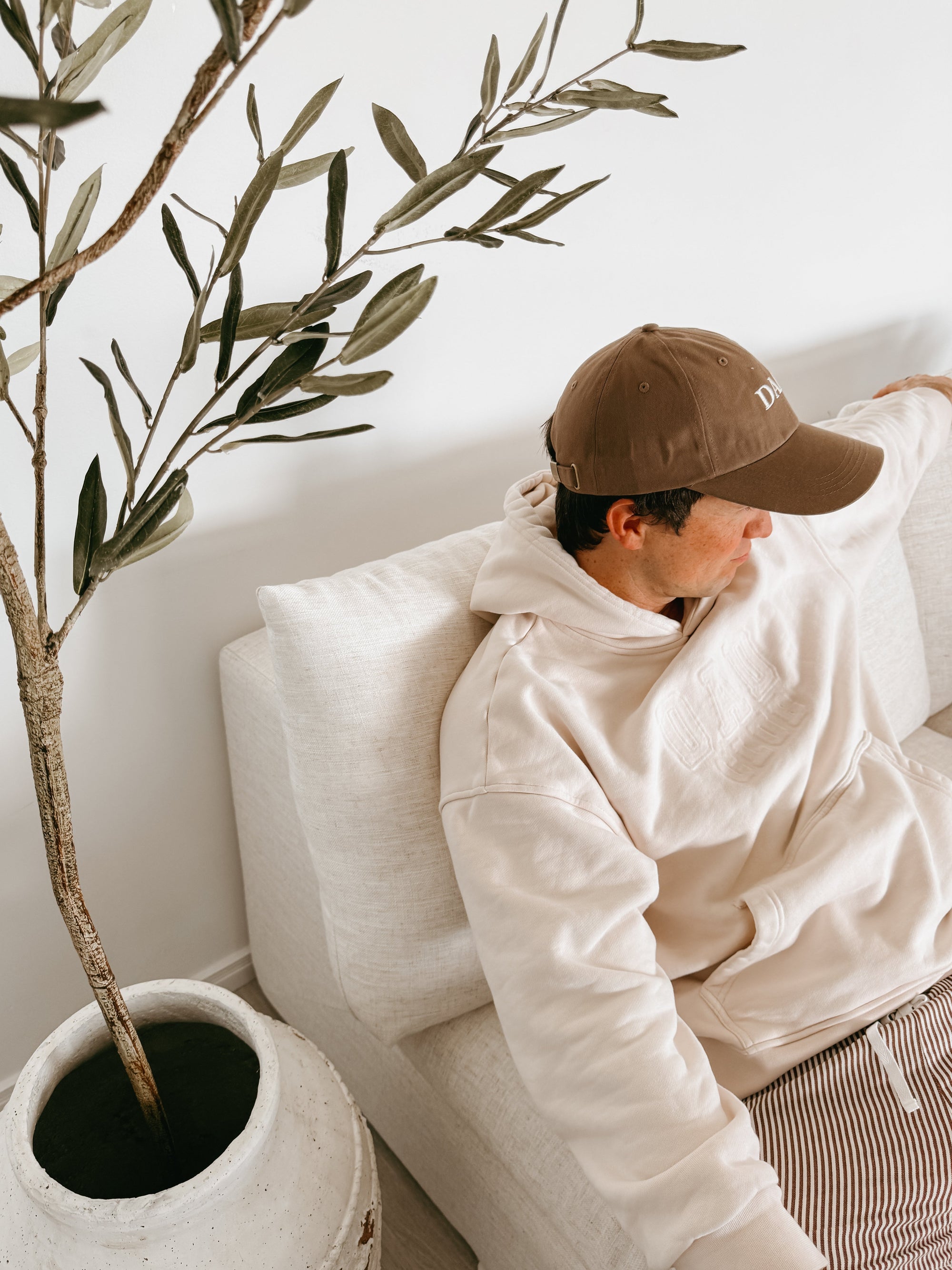The 'Dad Club' Hoodie - Cream