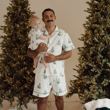 Load image into Gallery viewer, Men’s Christmas PJs - Short Sleeve - Forest Nights