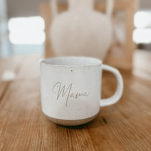 Load image into Gallery viewer, &#39;Mama&#39; Two Sided Crafted Speckled Ceramic Mug