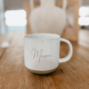'Mama' Two Sided Crafted Speckled Ceramic Mug