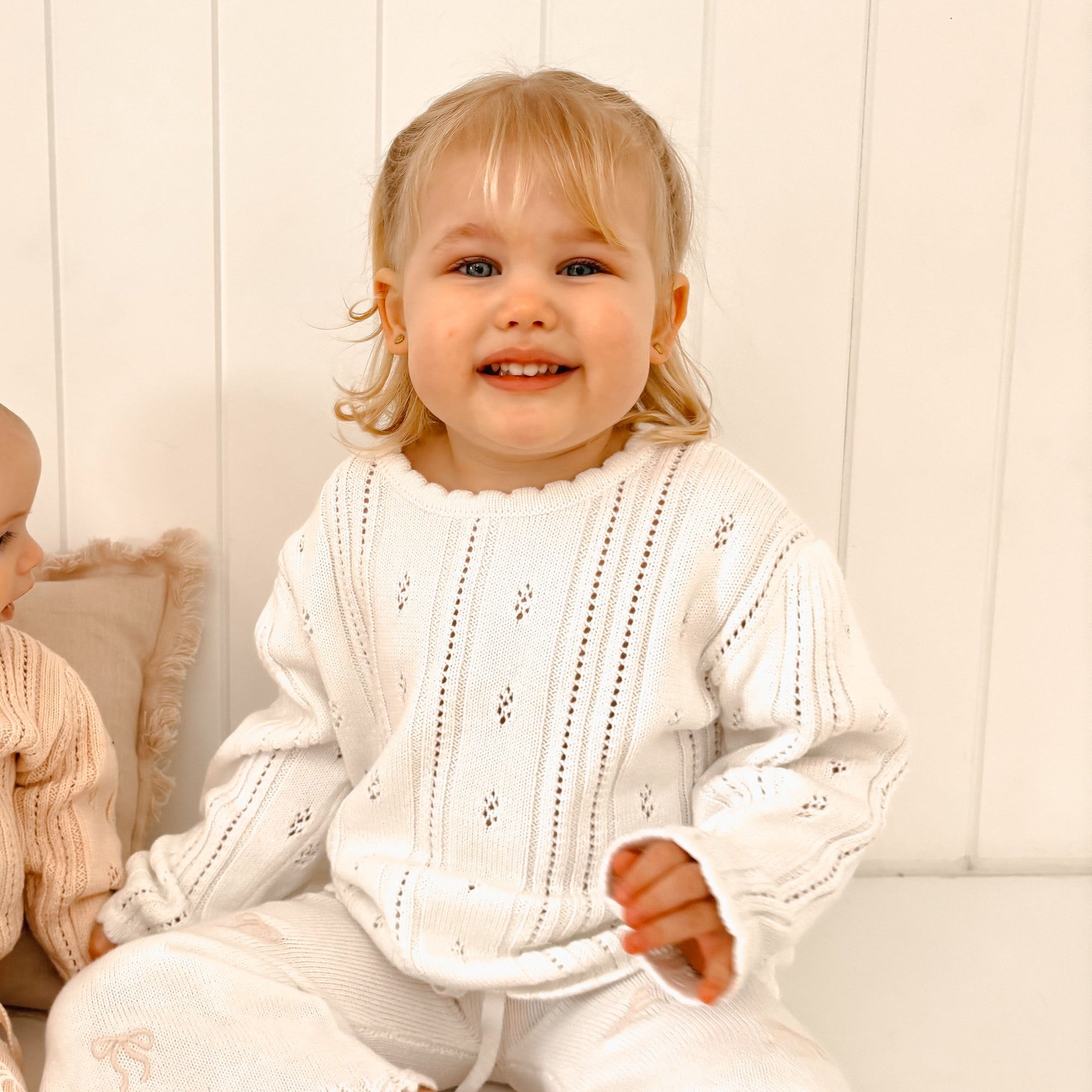 Margot Long Sleeve Sweater - Milk