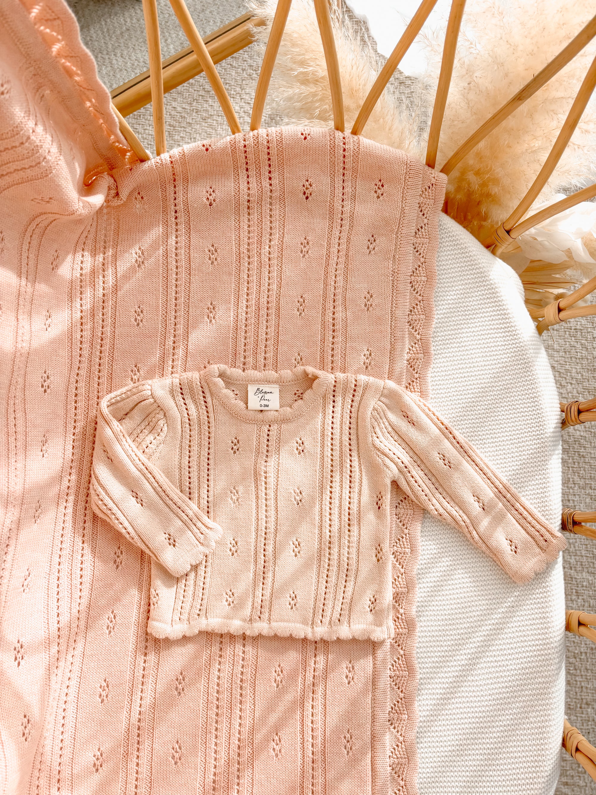 Margot Long Sleeve Sweater - Pink Lemonade