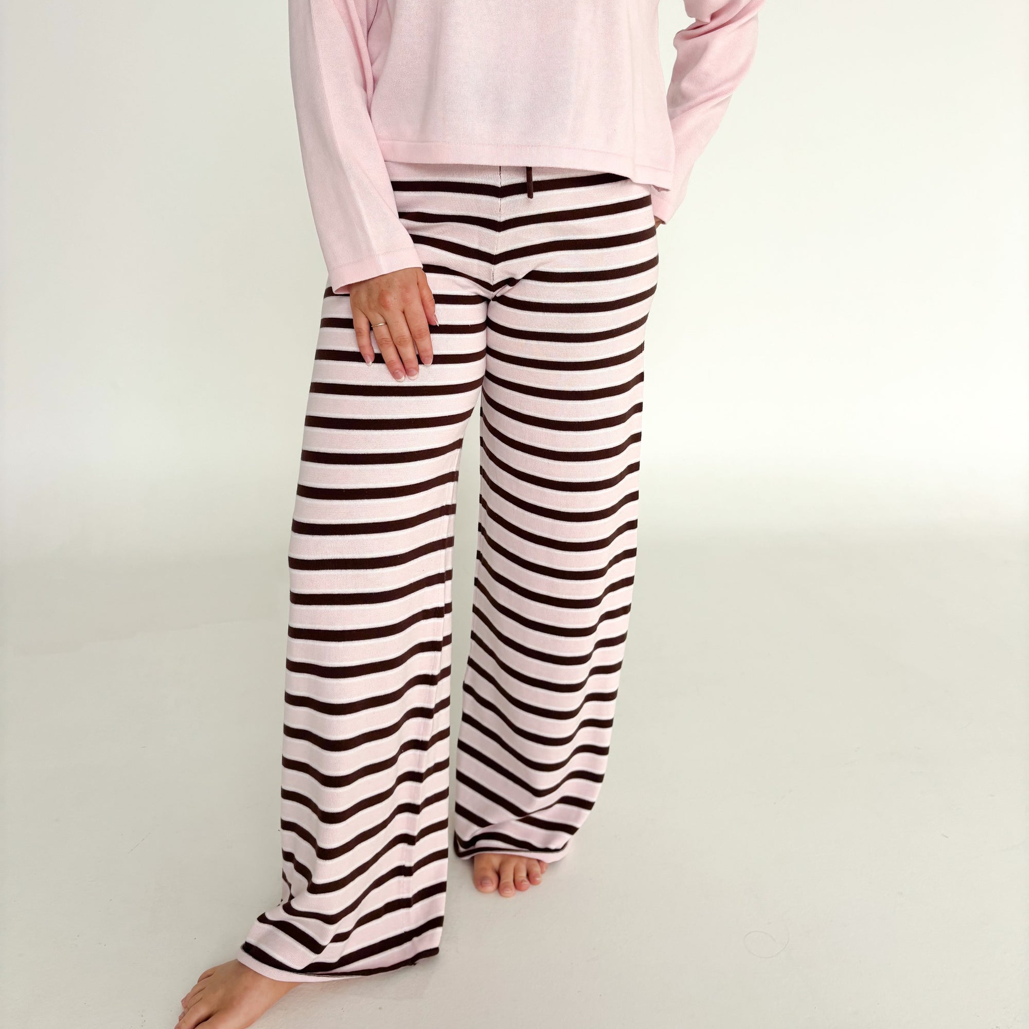Ladies Mocha Blush Lounge Pants