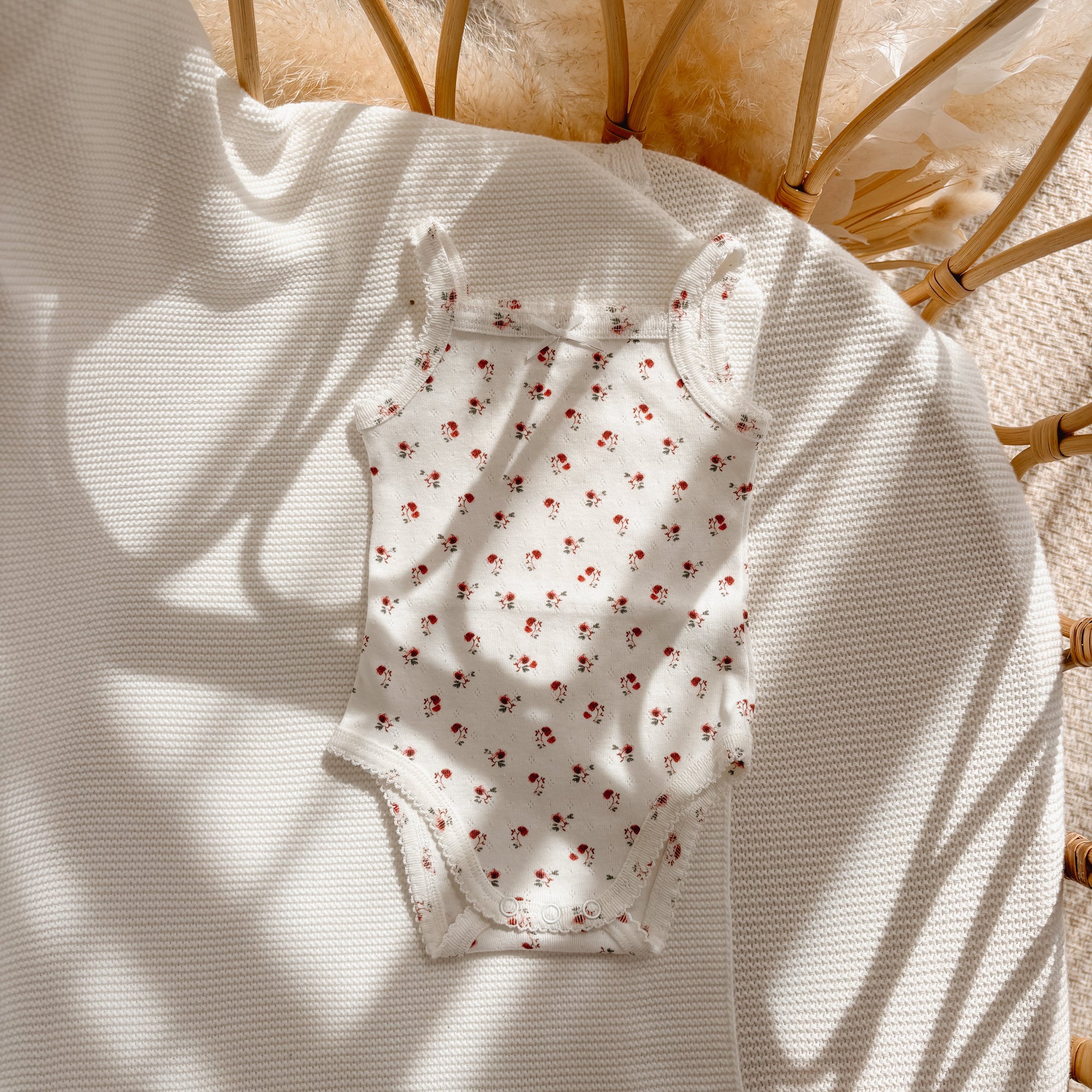 Pointelle Singlet Romper