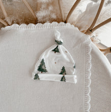 Load image into Gallery viewer, Christmas Knotted Beanie - Forest Nights - PRE ORDER - Est. Dispatch End of October