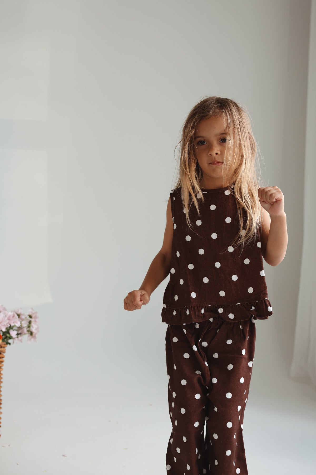 The Polka Wide Leg Pants