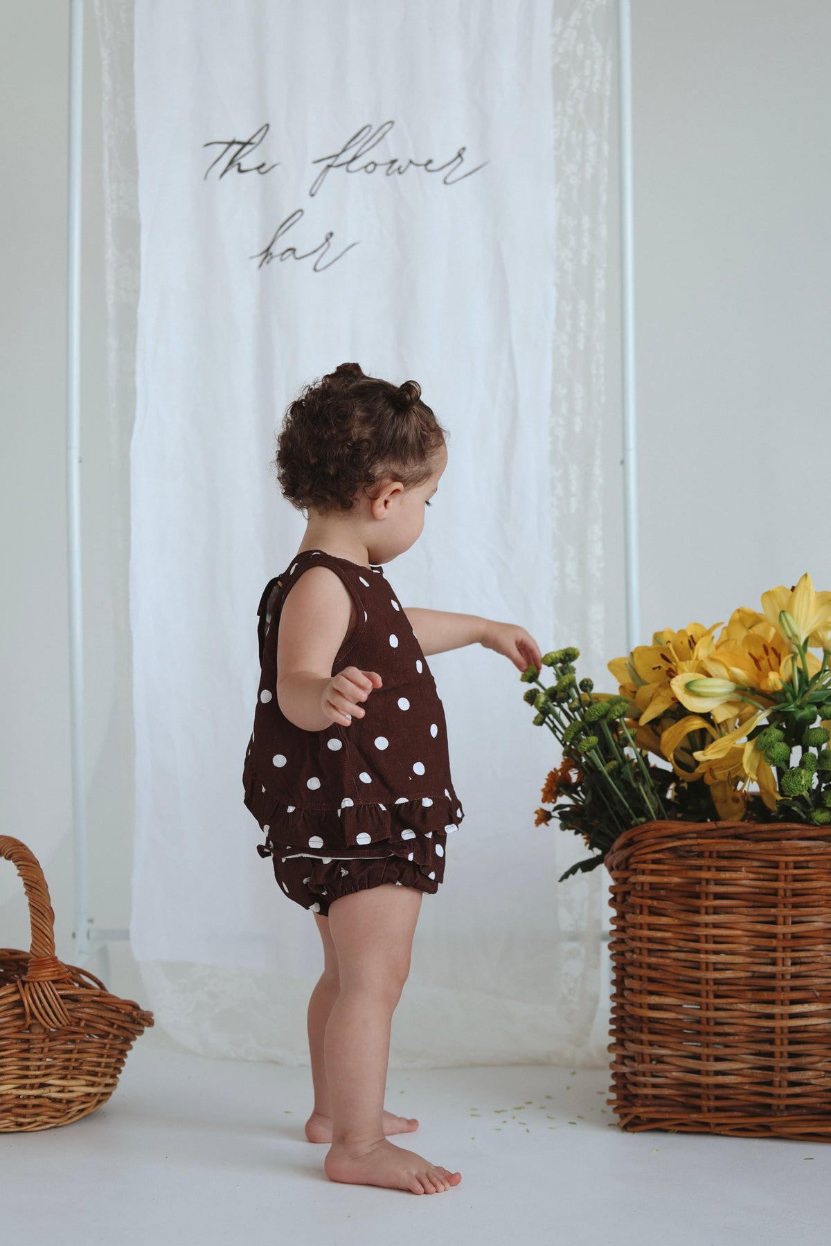 The Polka Frill Top