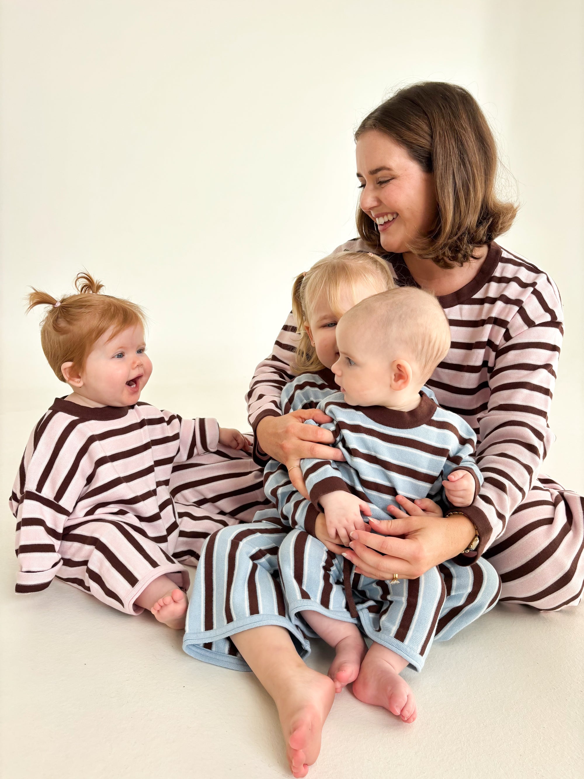Kids Mocha Blue Lounge Pants