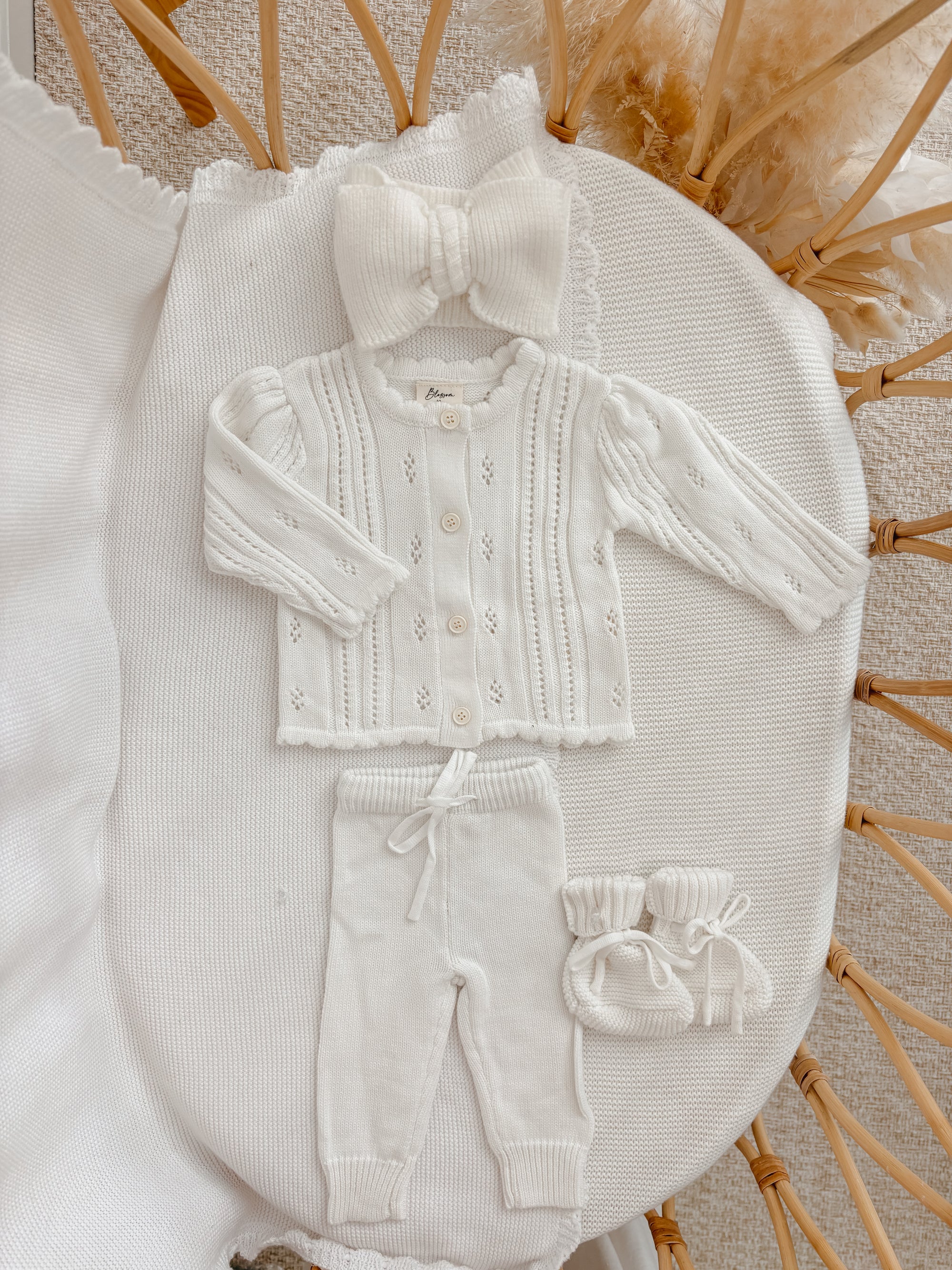 Margot Button Up Cardigan - Milk