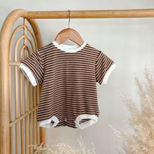 Load image into Gallery viewer, Terry Slouch Romper - Cocoa