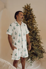 Load image into Gallery viewer, Men’s Christmas PJs - Short Sleeve - Forest Nights