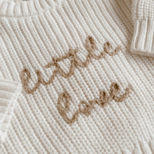 Load image into Gallery viewer, Mini Knit &#39;Little Love&#39; Sweater - Milk