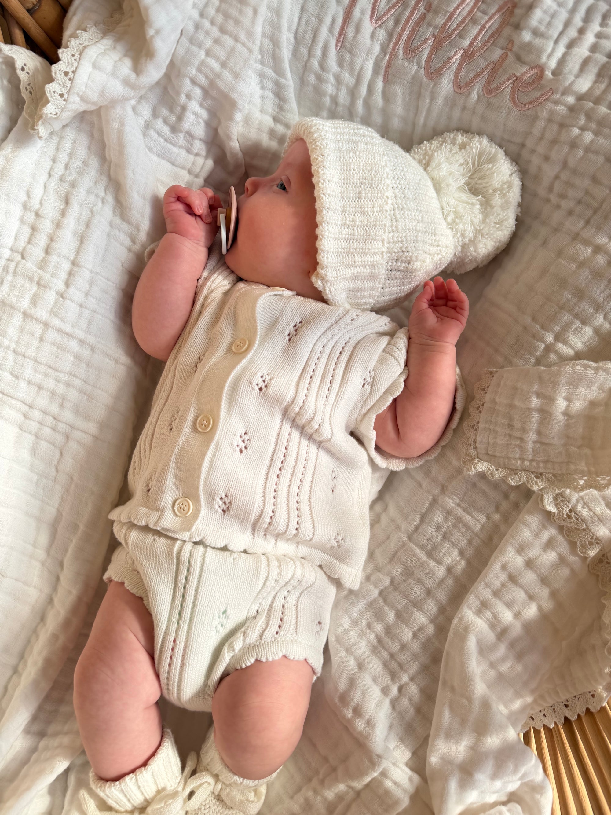 Margot Shortie Set - Milk