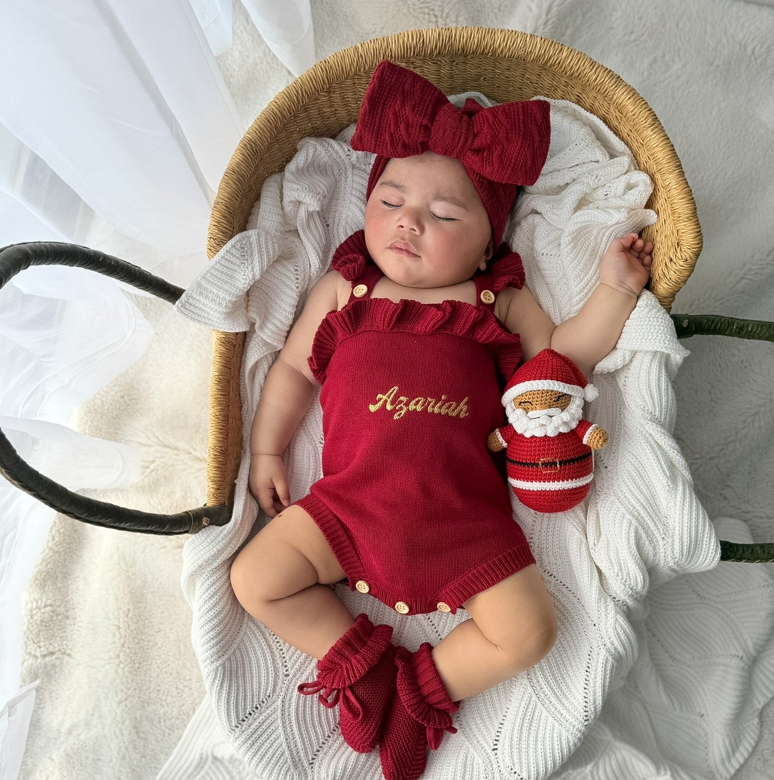Singlet Frill Knit Romper