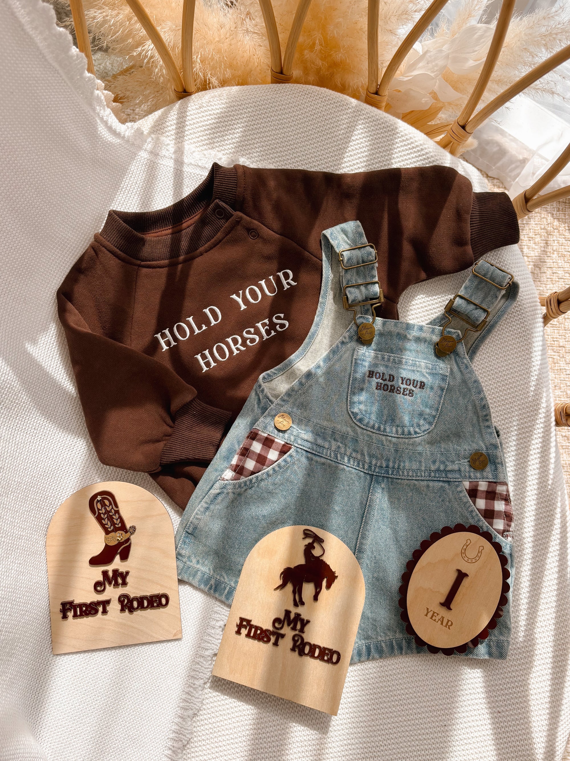 ‘My First Rodeo’ Boot Plaque