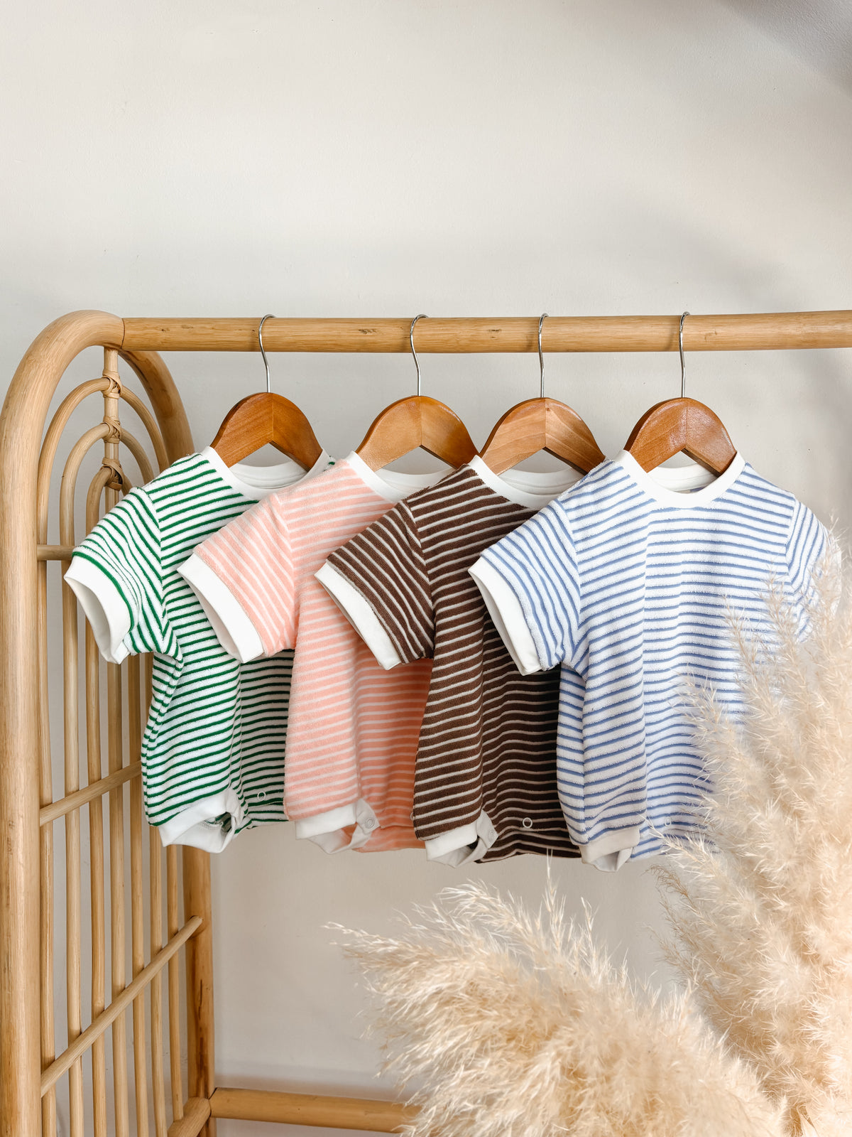 Terry Slouch Romper - Cocoa