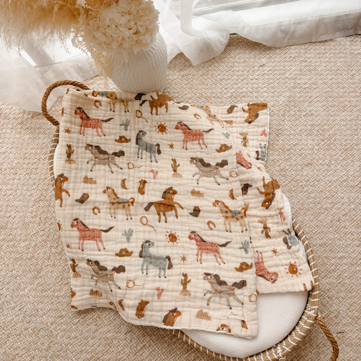 Heritage Muslin Blanket - Wild at Heart