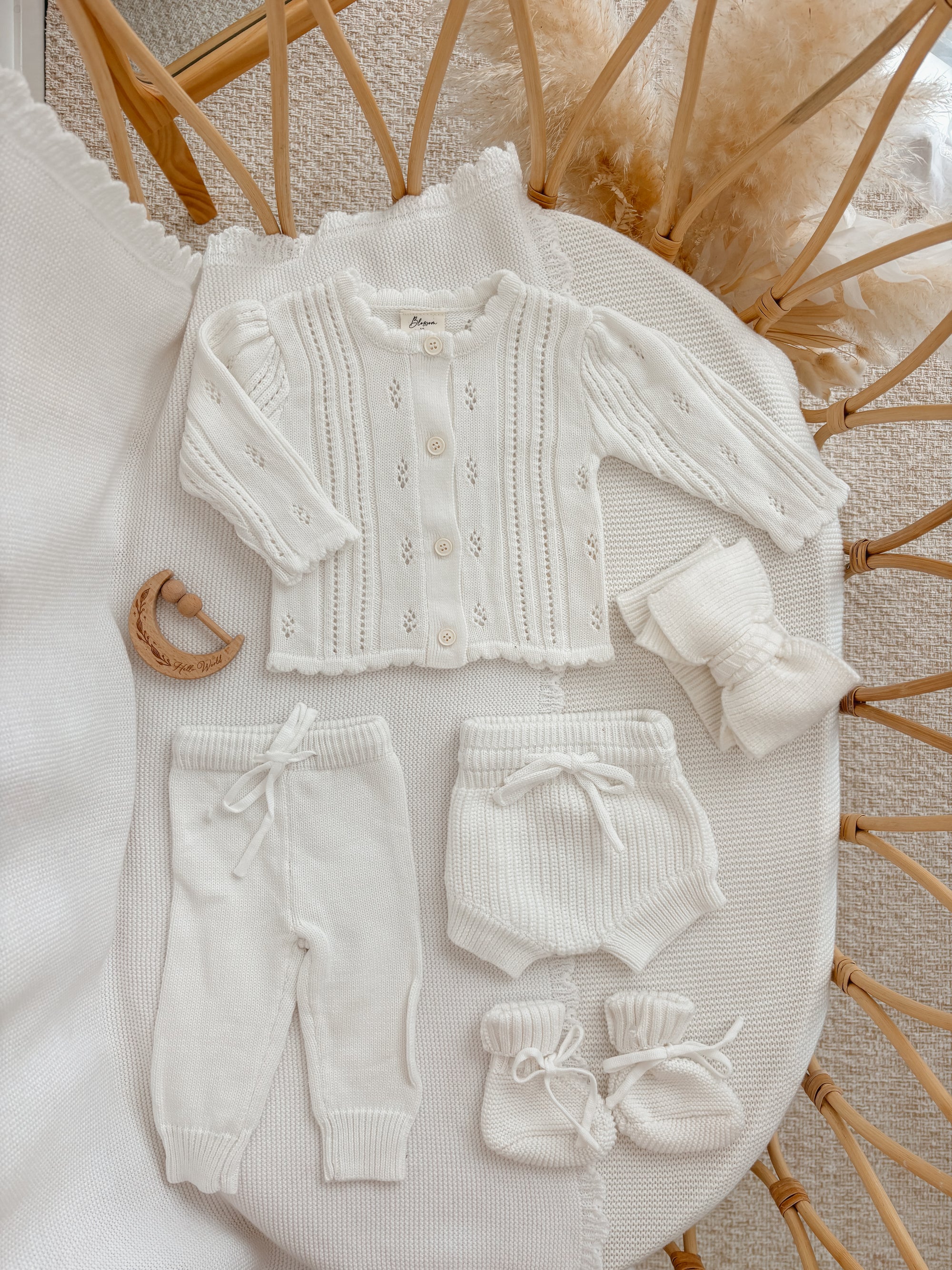 Margot Button Up Cardigan - Milk