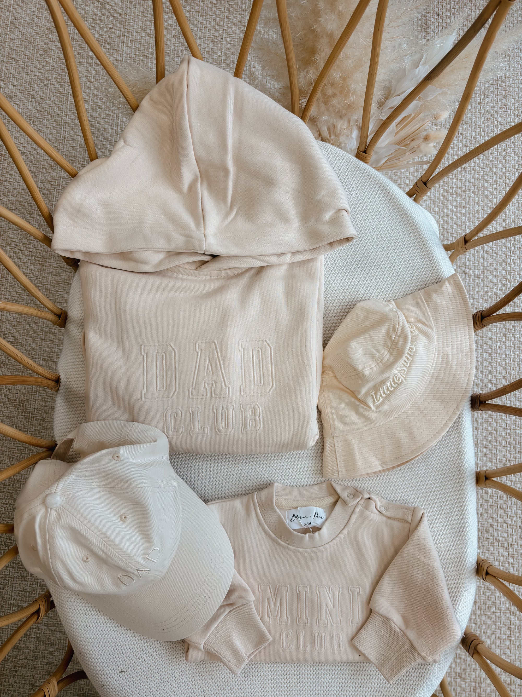 The ‘Mini Club’ Long Sleeve Romper - Cream