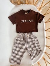 Load image into Gallery viewer, Kids White Checker Pants