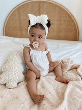 Load image into Gallery viewer, Daisy Broderie Romper