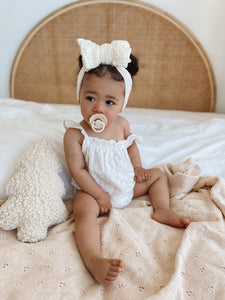 Daisy Broderie Romper