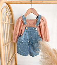 Load image into Gallery viewer, Daisy Denim Shortalls
