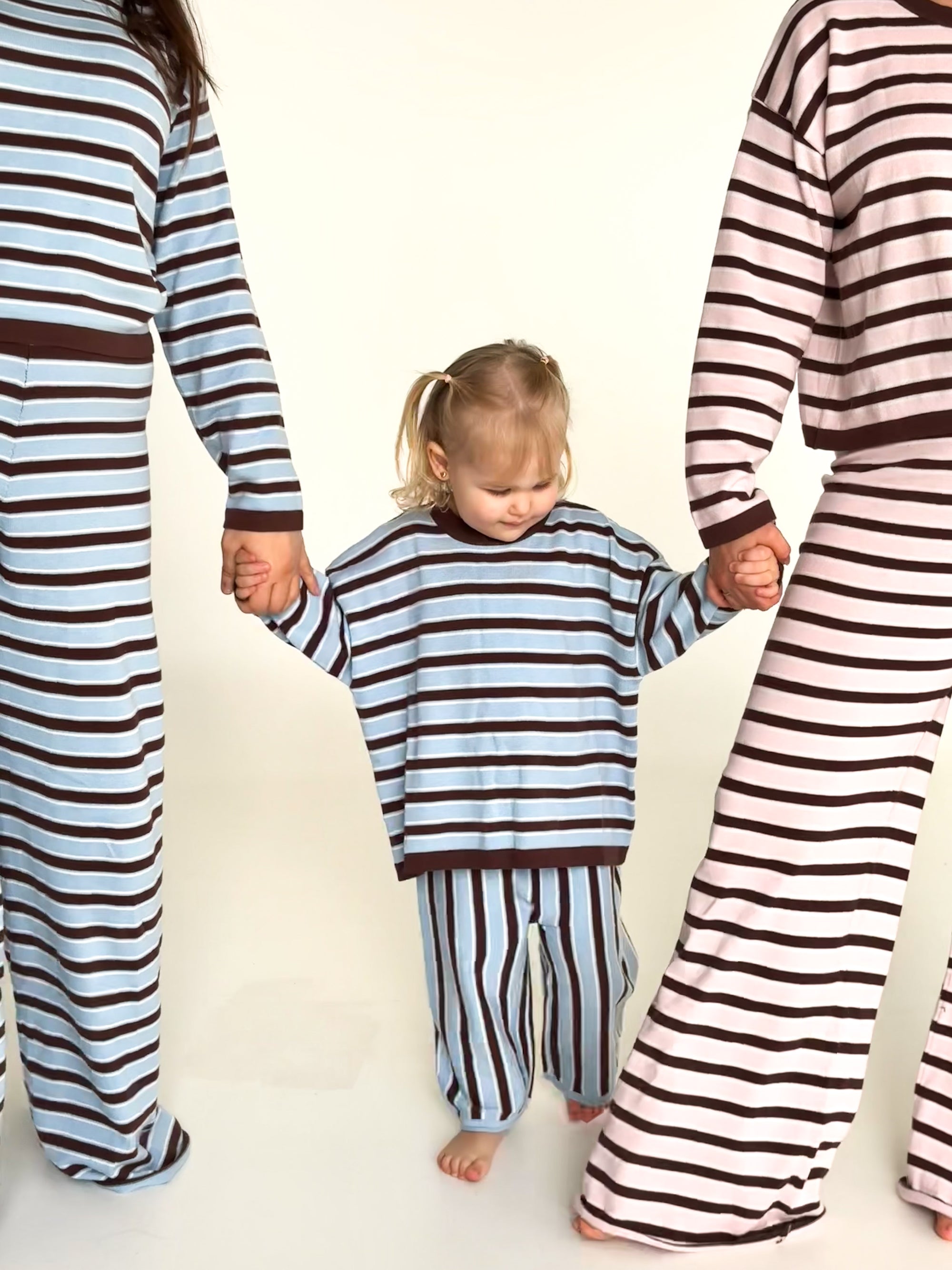 Kids Mocha Blue Lounge Sweater