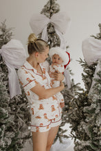 Load image into Gallery viewer, Ladies Christmas PJs - Short Sleeve - Theodore Bear