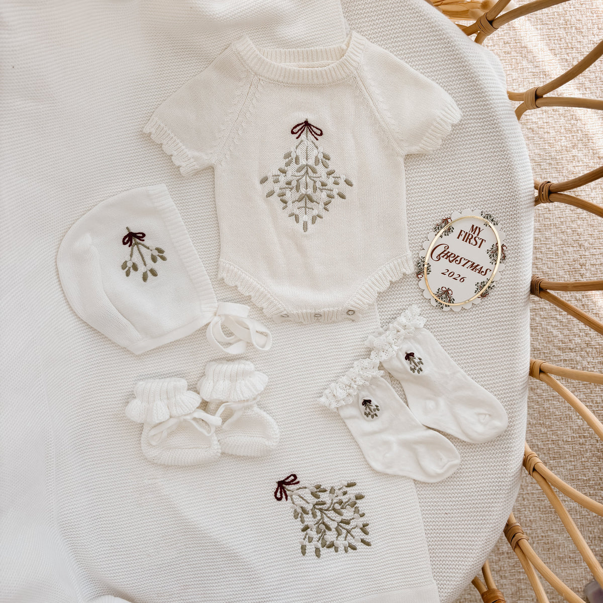 ‘My First Christmas 2026’ Scallop Plaque