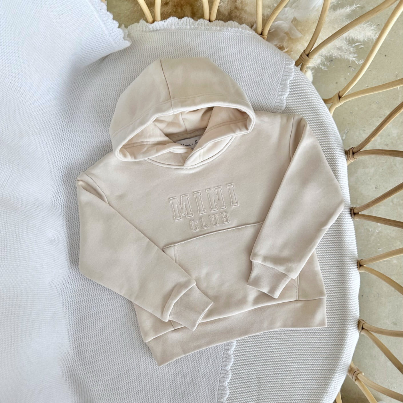 The ‘Mini Club’ Hoodie - Cream