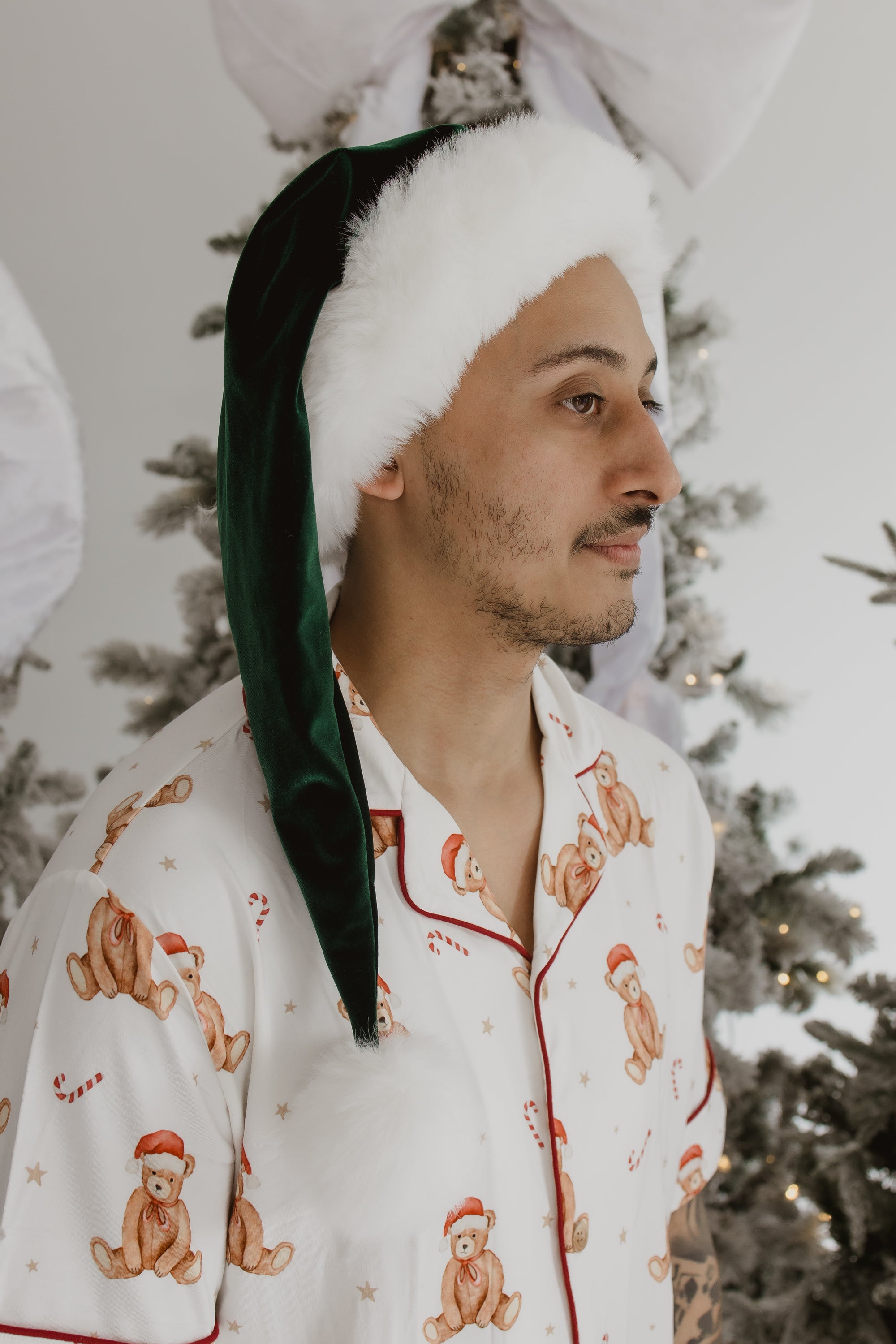 Velvet Santa Hat - Emerald - PRE ORDER - Est. Dispatch Early October