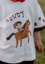 Load image into Gallery viewer, 'Howdy' Slouch Tee - Milk
