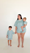 Load image into Gallery viewer, Kids Stripe Terry Set - Green