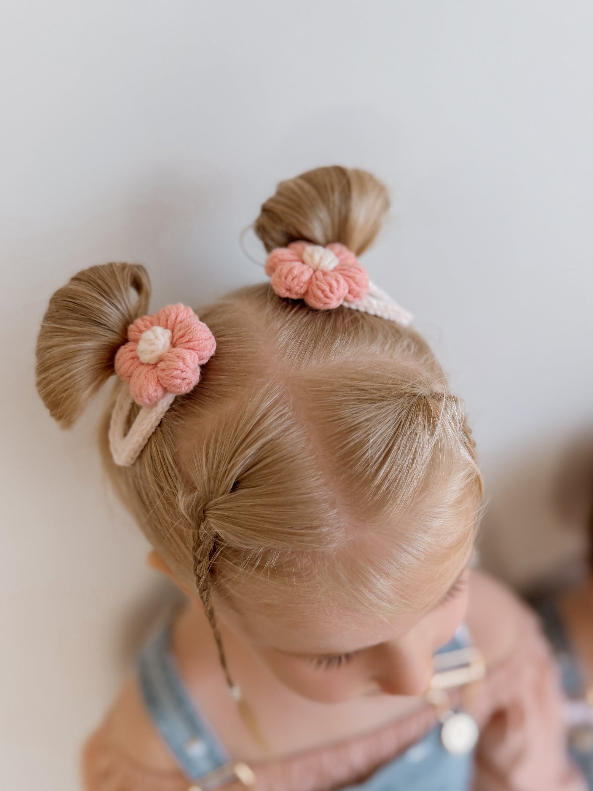 Daisy Crochet Hair Clip - Set of 2